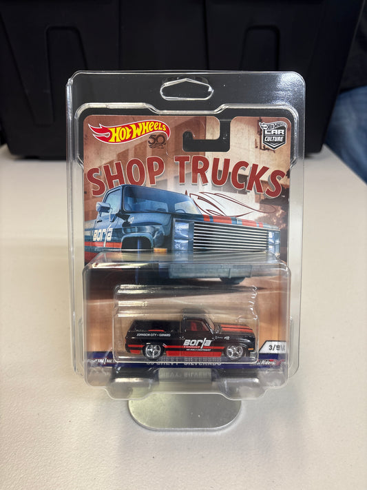 Hot Wheels Shop Trucks 83 Chevy Silverado