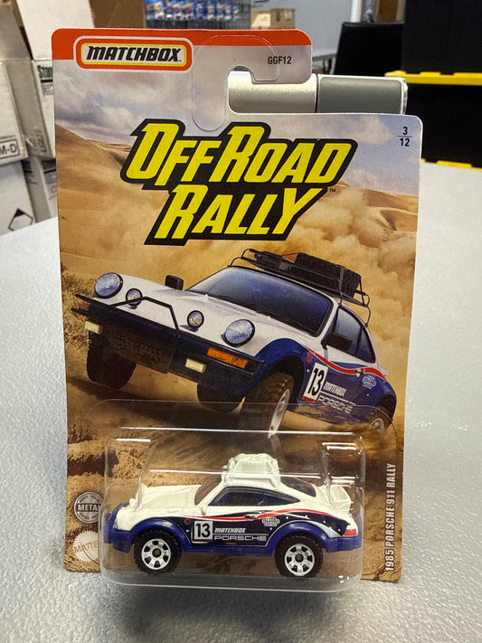 Matchbox Off Road Rally 1985 Porsche 911 Rally