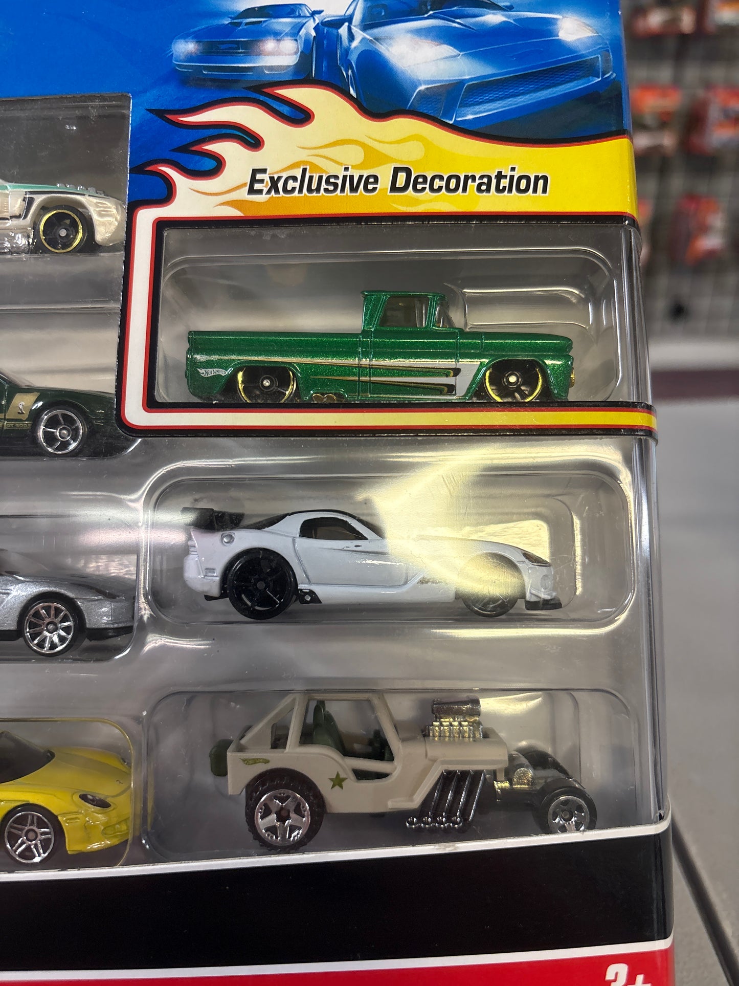Hot Wheels 10 Pack Exclusive 62 Chevy Green Sealed