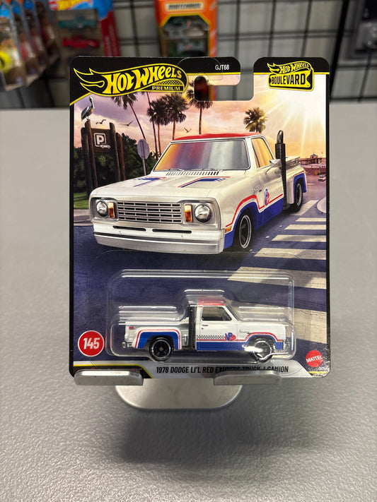 Hot Wheels Boulevard 145 1978 Dodge Lil Red Express Truck