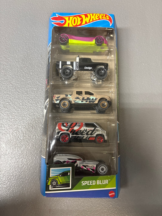 Hot Wheels 5 Pack Speed Blur