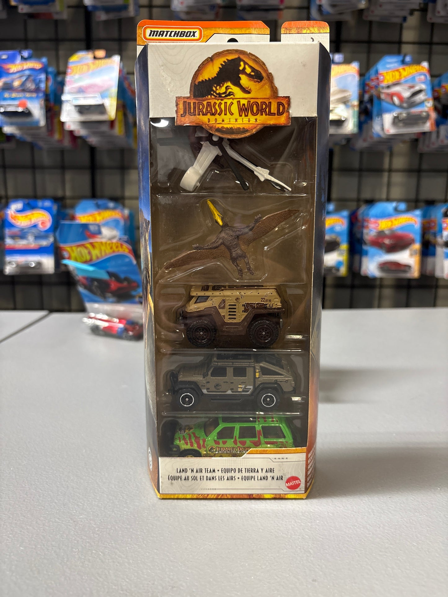 Matchbox 5 Pack Jurassic World