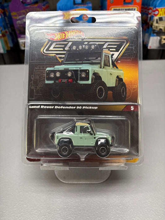 Hot Wheels Collectors Elite 64 Series Land Rover Defender 90 Pickup Truck