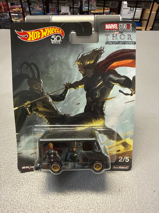 DAMAGED Hot Wheels Marvel Studios Thor Combat Medic