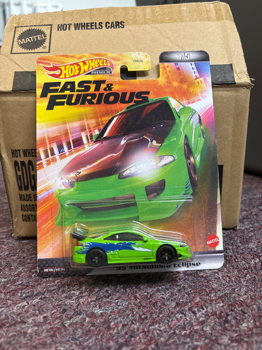 Hot Wheels Premium Fast & Furious Mitsubishi Eclipse Real Riders