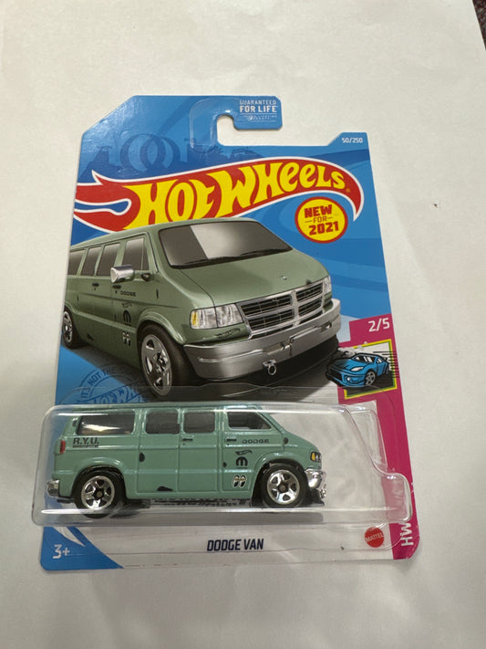 Hot Wheels - Dodge Van (Seaform Green)