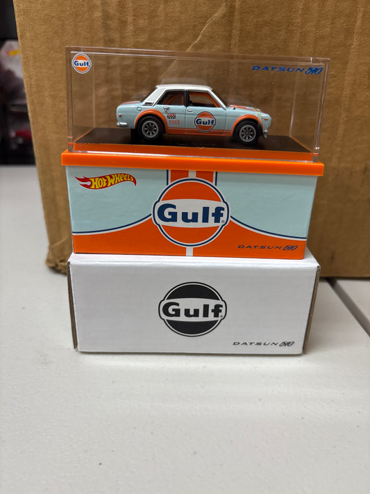 Hot Wheels DATSUN 510 Gulf RLC HWC Red Line Club Real Riders Brand New 2022