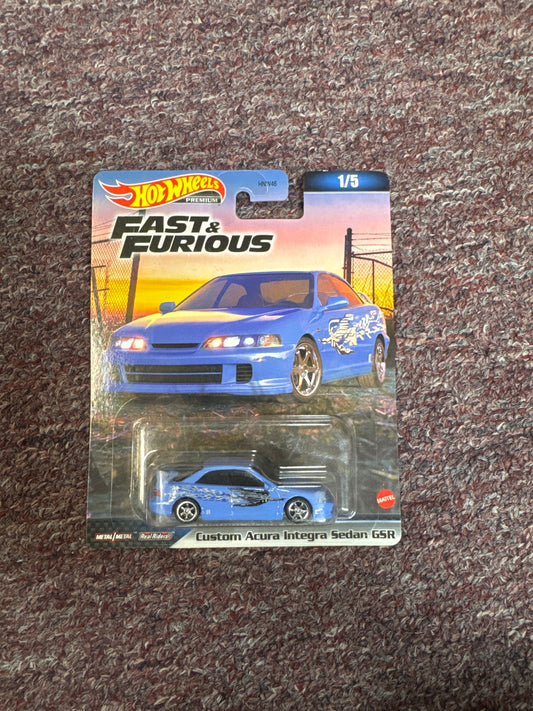 Hot Wheels Premium Fast & Furious Custom Acura Integra Sedan