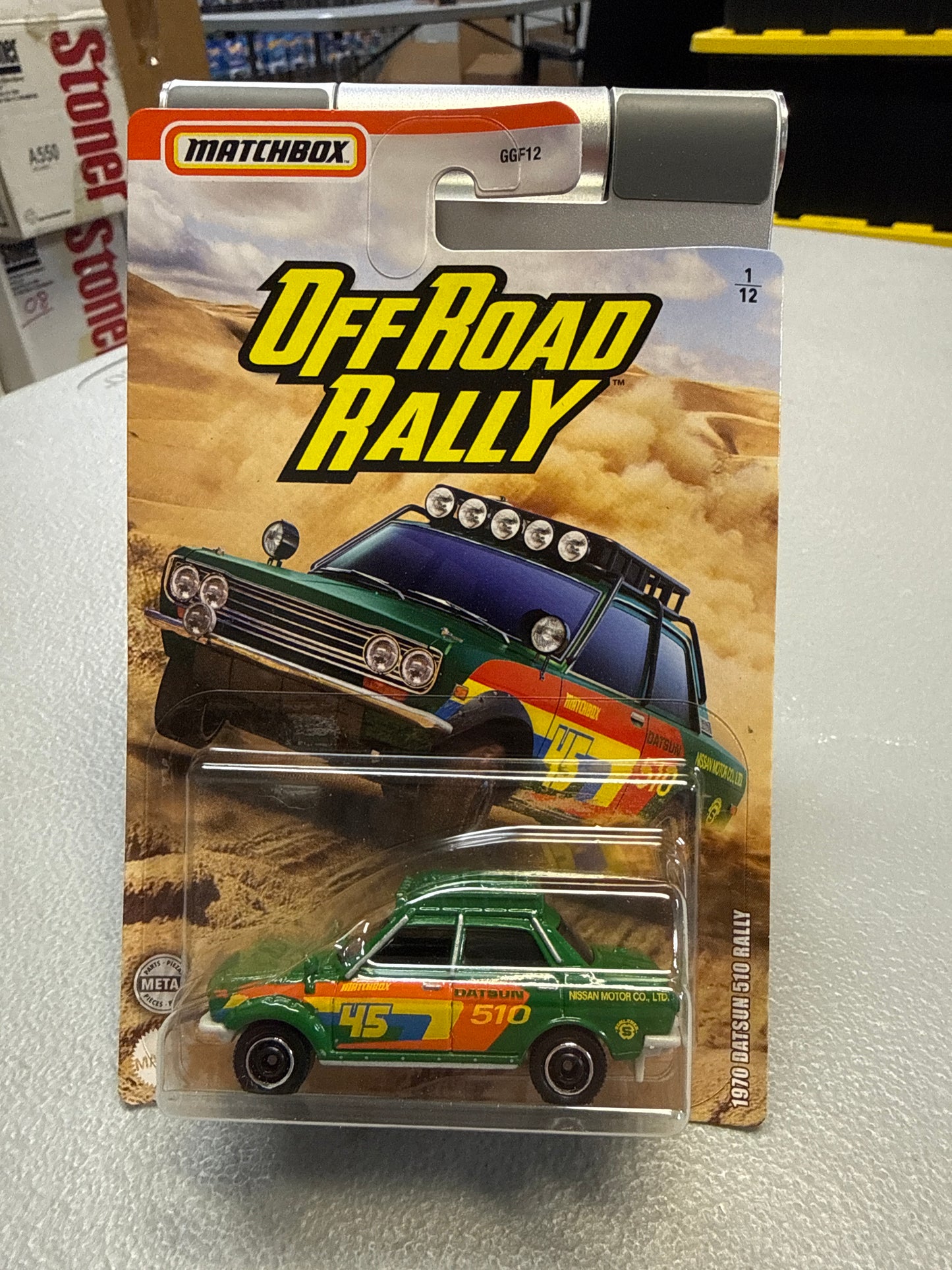 Matchbox Off Road Rally 1970 Datsun 510 Rally