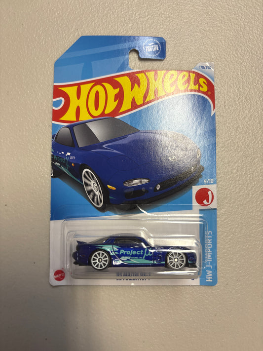 Hot Wheels 95 Mazda RX-7 BAD card