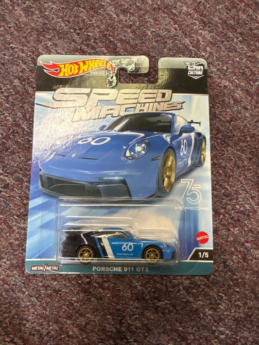 NEW Hot Wheels Premium Car Culture Speed Machines PORSCHE 911 GT3