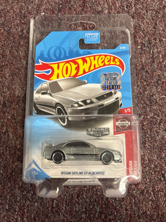 Hot Wheels Nissan Skyline r33 Zamac Factory Sealed