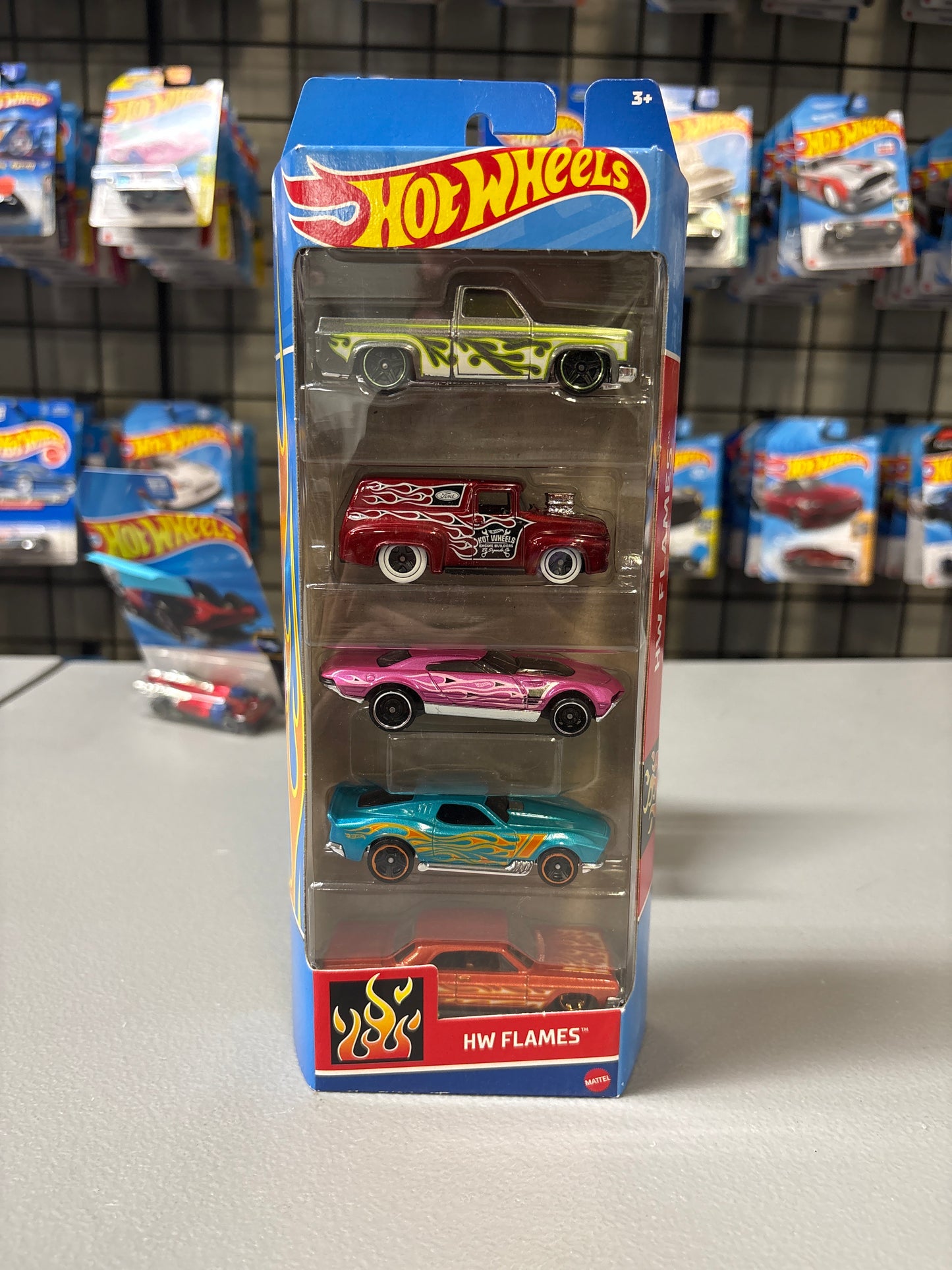 Hot Wheels 5 Packs HW Flames