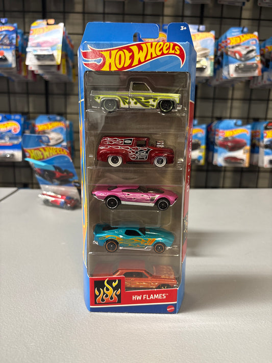 Hot Wheels 5 Packs HW Flames