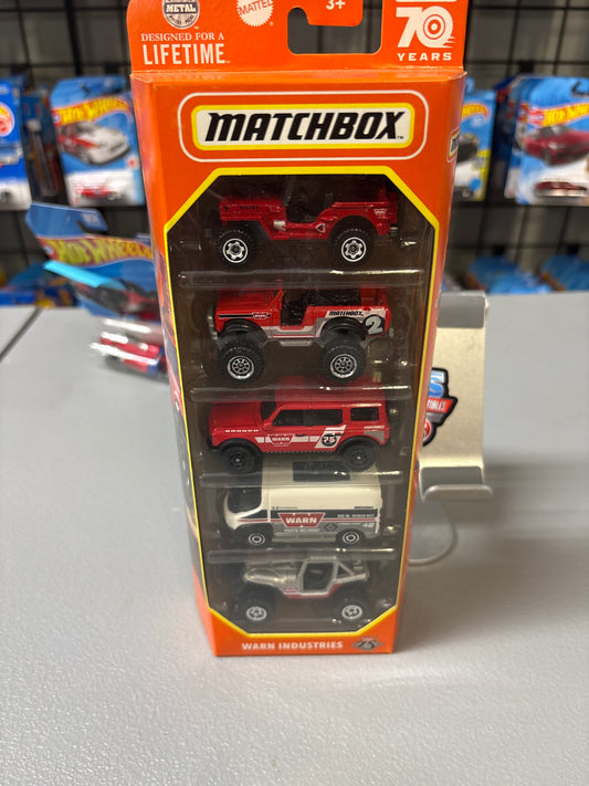 Matchbox 5 Pack Warn Industries