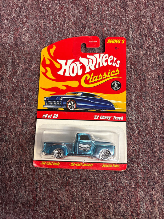 Hot Wheels Classic 52 Chevy Truck CRACKED BLISTER