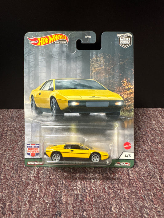 Hot Wheels Premium British Horse Power LOTUS ESPRIT S1 Car Culture Real Riders