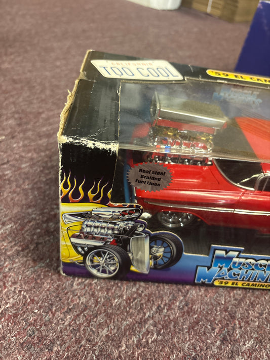 1:18 Scale Muscle Machines "1959 El Camino" Red