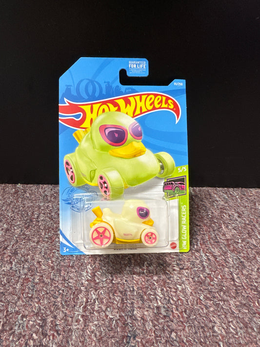 Hot Wheels- 2020 Duck N Roll Glow in the Dark - 5/5 HW Glow Racers