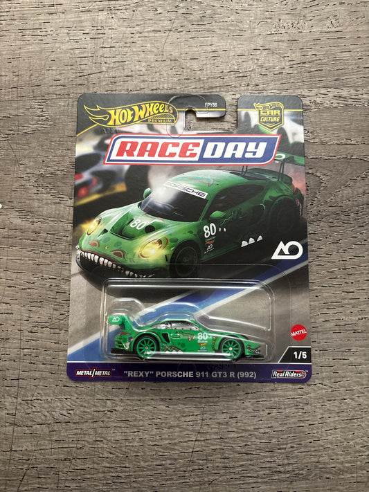 Hotwheels Premium Race Day Car Culture “Rexy” Porsche 911 GT3 R (992)
