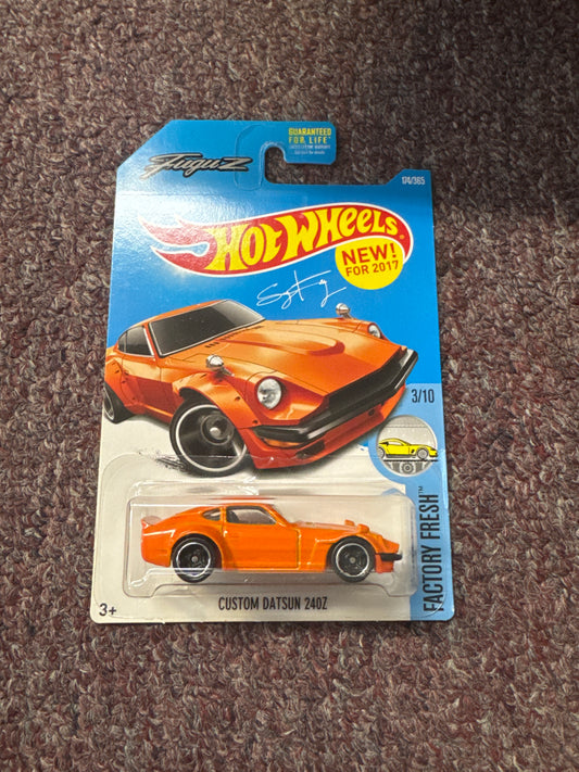Hot Wheels Factory Fresh Custom Datsun 240Z, 174/250 Orange
