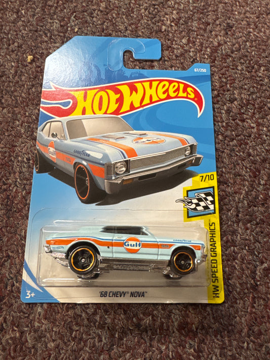 Hot Wheels 68 Chevy Nova Gulf
