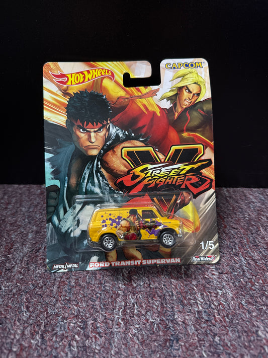 Hot Wheels Capcom Street Fighter Ford Transit Supervan