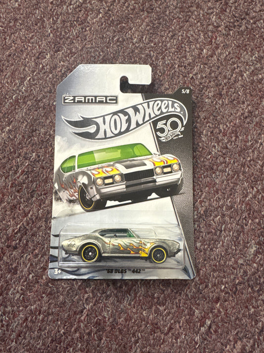 2018 Hot Wheels 50th Anniversary ZAMAC ‘68 Olds 442