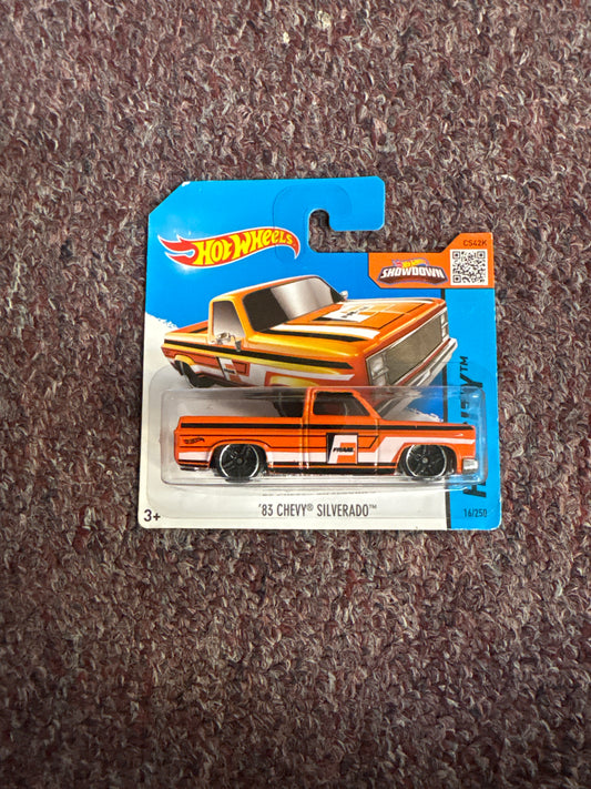 Hot Wheels Fram 83 Silverado Short Card