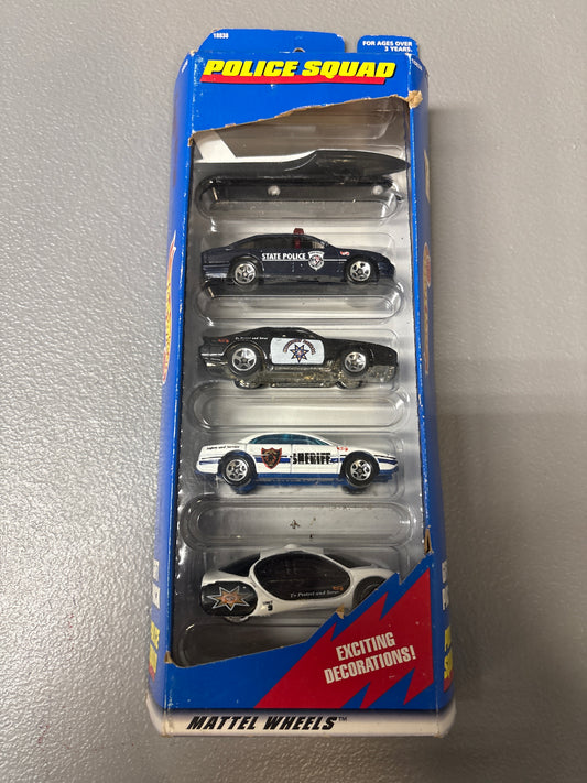 Hot Wheels 5 Pack Police Squad