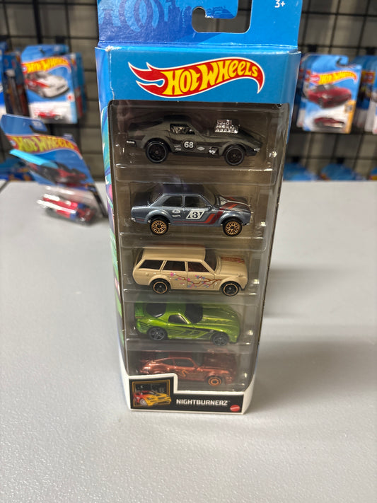 Hot Wheels 5 Pack NightBurnerz
