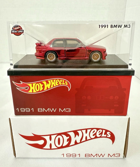 hot wheels rlc 1991 bmw m3 red