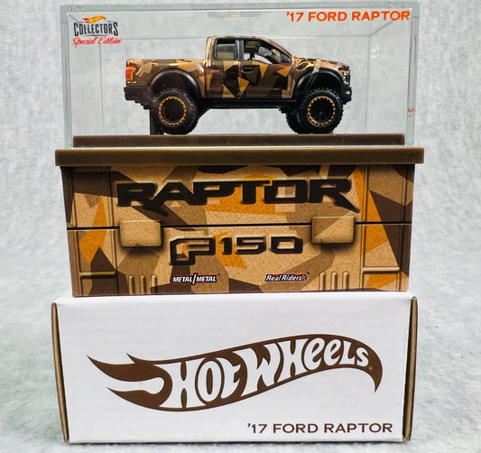 Hot Wheels RLC Camo 17 Ford Raptor 1463/20000
