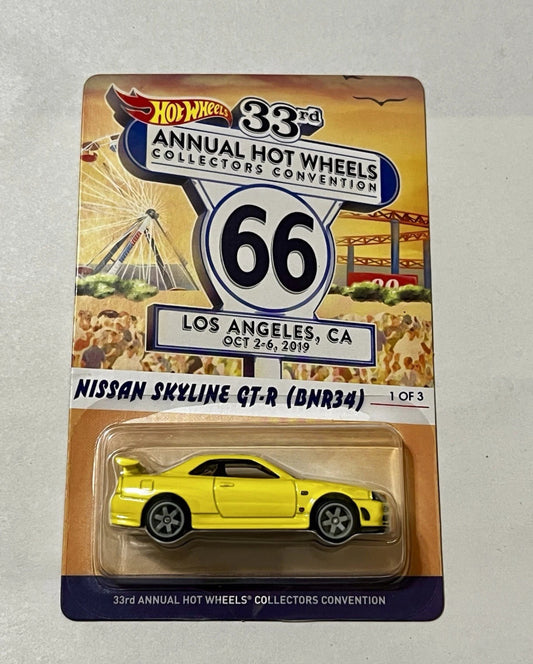Hot Wheels 33rd Annual Convention Nissan Skyline R34 GT-R