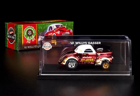 Hot Wheels RLC Redline Club Exclusive 41 Willys Gasser 2022 Holiday Car  4691 /30000
