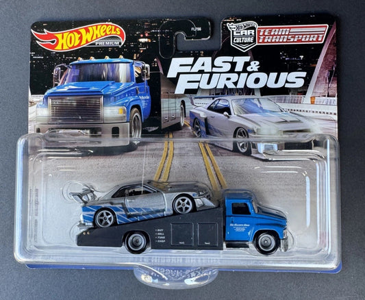 Hot Wheels NISSAN SKYLINE CARRY ON FAST & FURIOUS TEAM TRANSPORT Liberty Walk