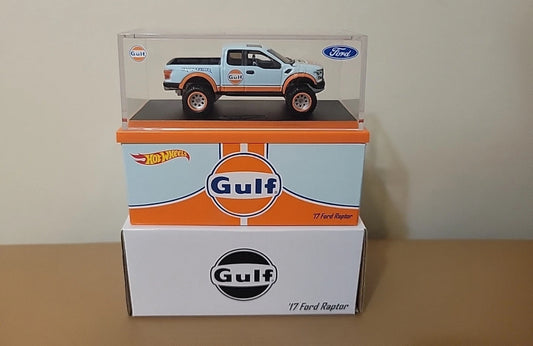 Hot Wheels RLC 2019 Gulf ‘17 Ford Raptor Redline Club - #02555/10000