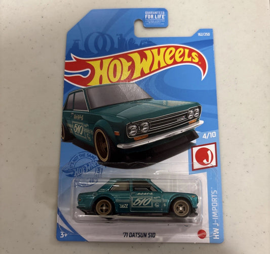 hot wheels super treasure hunt 71 datsun 510