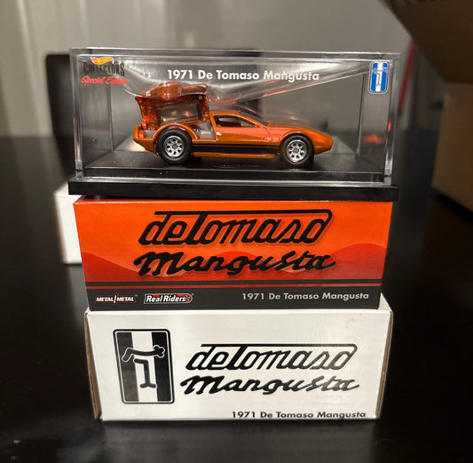 Hot Wheels RLC Orange 1971 De Tomaso Mangusto #15660/20000
