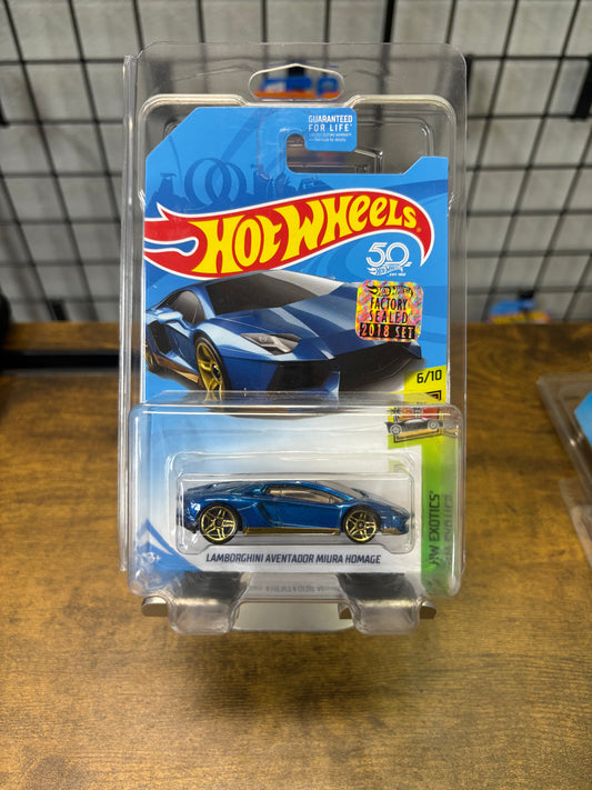 Hot Wheels Factory Sealed Lamborghini Aventador Miura Homage