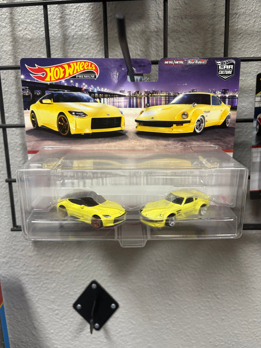2022 Hot Wheels Premium Car Culture 2 Pack Nissan Z Proto & Fairlady Z