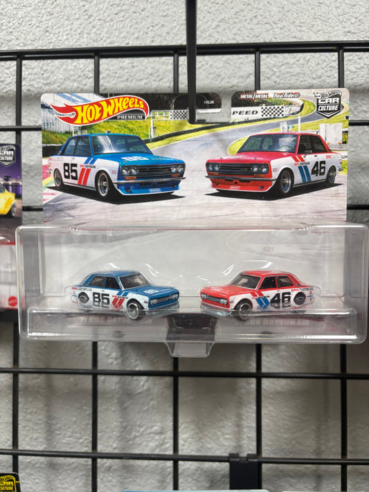 Hot Wheels Premium Car Culture ‘71 BRE Datsun 510 | Target Exclusive 2-Pack