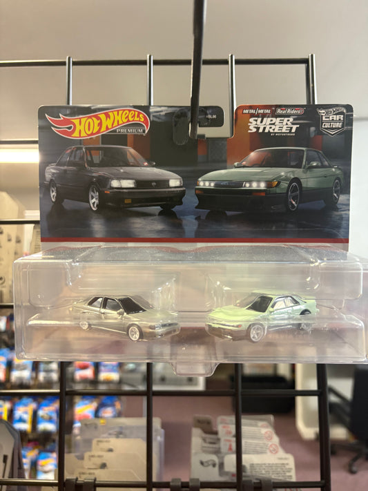 Hot Wheels Premium Car Culture  '91 Nissan Sentra SER & Nissan Silvia S13