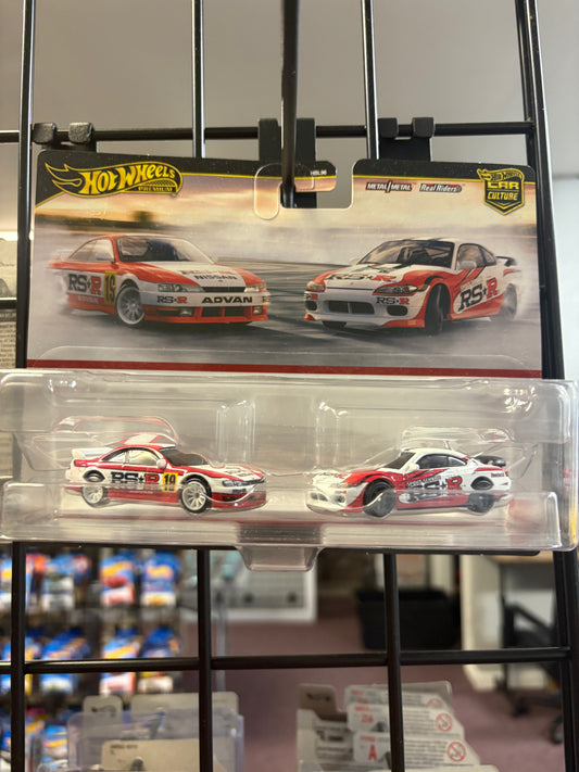 Hot Wheels Premium Twin Pack Nissan 240SX (S14) / Nissan Silvia (S15)
