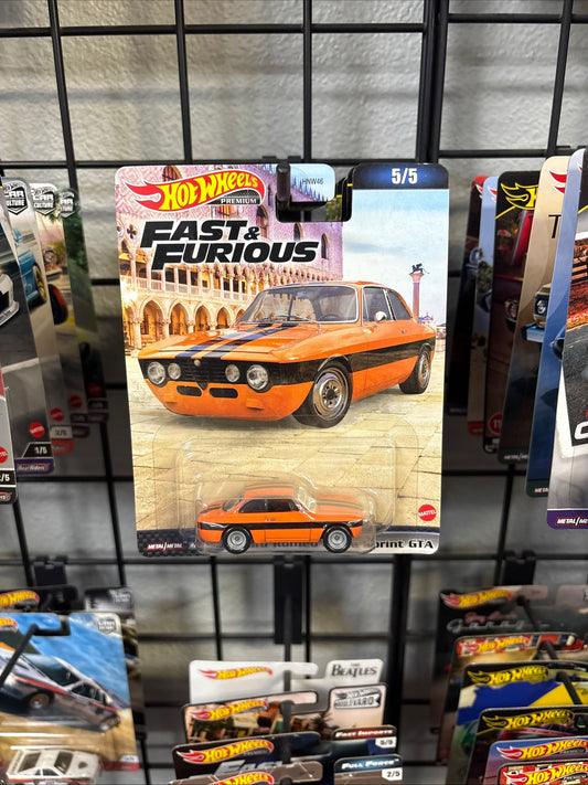 HOT WHEELS FAST & FURIOUS 5/5 ALFA ROMEO GIULIA SPRINT GTA