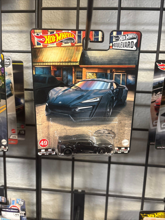 Hot Wheels Boulevard Real Riders #49 Lykan Hypersport Black