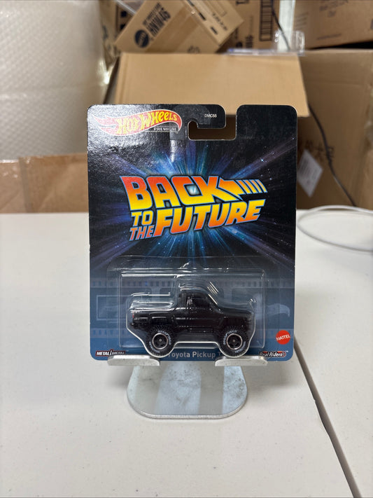 Hot Wheels Premium Back To The Future BLACK 1987 TOYOTA Pickup Truck