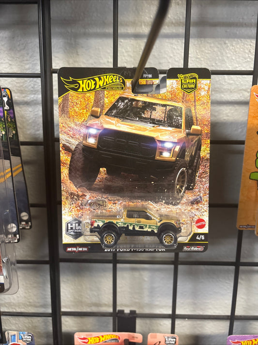 2025 Hot Wheels Premium Car Culture HW Off Road 2017 Ford F-150 Raptor