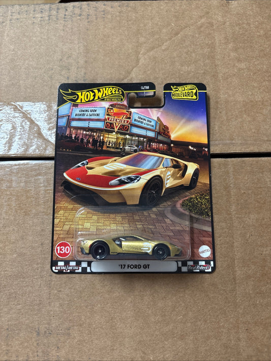 2025 Hot Wheels Premium Boulevard #130 '17 Ford GT