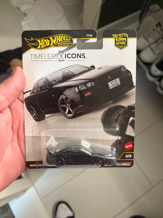 CHASE - Hot Wheels 2025 Timeless Icons - V-Spec II Nissan Skyline GT-R R34 - 0/5